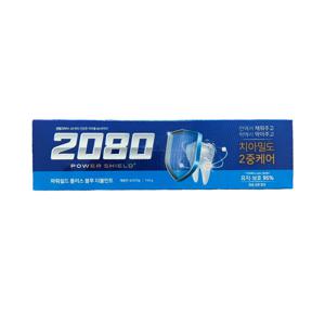 파워쉴드 플러스 블루 더블민트 치약 140g 충치예방 구취 치태 치석 제거