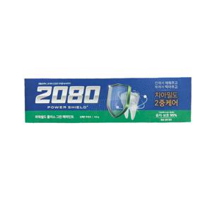파워쉴드 플러스 그린 페퍼민트 치약 140g 충치예방 구취 치태 치석 제거