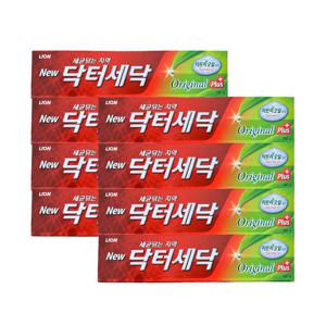 오리지널 플러스 치약 140g x 8개 충치예방 프라그 치석 구취 제거