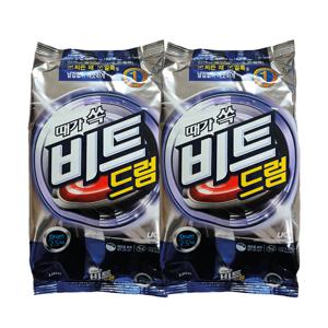 가루세제 리필 2.5kg x 2개 드럼용 세탁 분말 드럼세탁기 세제