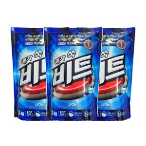 가루세제 리필 1.5kg x 3개 일반용