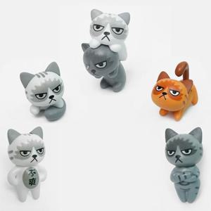 앵그리 고양이 피큐어 미니어쳐 6종 세트