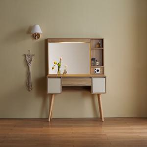 로하 LED 수납 거울 화장대 정리 공주 서랍 2colors SD4103R