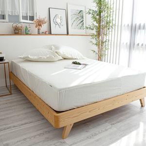 16수 바이오워싱 샬럿 화이트 매트커버 매트리스커버 침대커버 (6size)