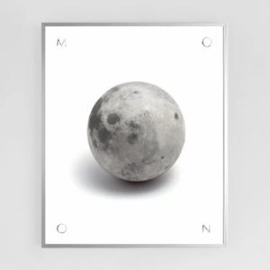 달[알루미늄 메탈 액자/4컬러]