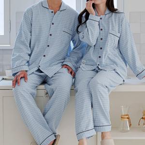 남아 청소년잠옷 체크무늬 국산 초등학생 긴소매 파자마세트 어린이선물 키즈실내복