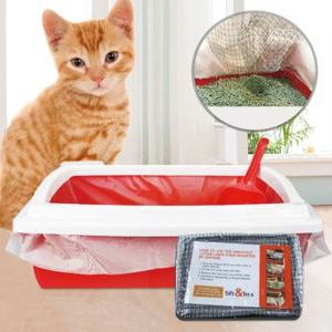 고양이모래 거름망 카사바 두부모래 벤토나이트 그물망 10p