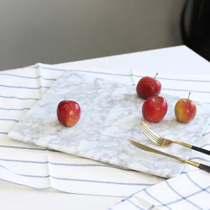정사각 천연대리석 마블트레이 280x280mm(비앙코 카라라/소프텔)