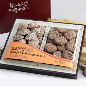 무농약 경성표고버섯 참나무박차고 흑백화고 선물세트