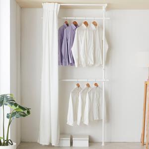 커튼형 2단 행거