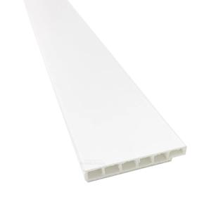 PVC 걸레받이 몰딩 60X9X2440mm (6cm) 백색 6개 묶음