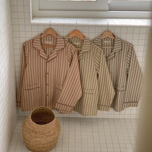 J'eu 러스크 스트라이프 파자마 잠옷 세트 3color, 2size