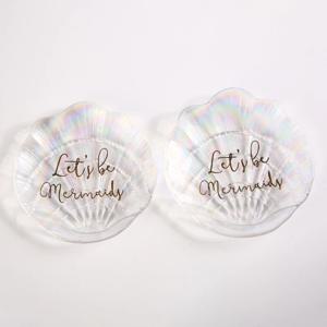 캔들 악세사리 조개 트레이 홀로그램 접시 인센스 홀더 레터링