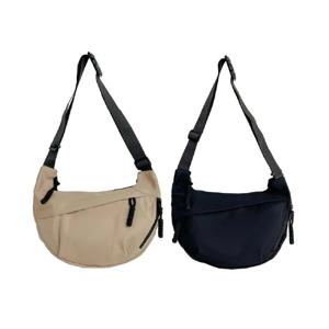 하프문 메신저백/ 천숄더백/ 직장인 / 캐쥬얼 / 손가방 /