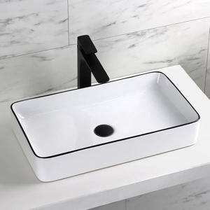 KM-5815 블랙라인 도기볼세면기 탑볼세면대