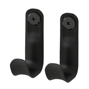 BROR 브로르 기둥 후크 블랙 7x5x3cm 2개입 소품 옷 벽 걸이 고리 용도