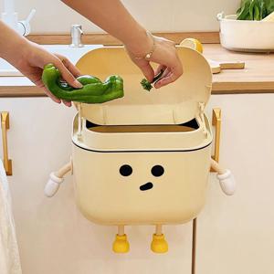 조약돌 벽걸이 슬라이딩 쓰레기통 2size