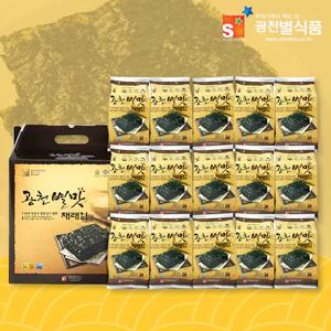 광천별맛재래김 식탁용김 15gx15봉 조미김 밥반찬 선물세트