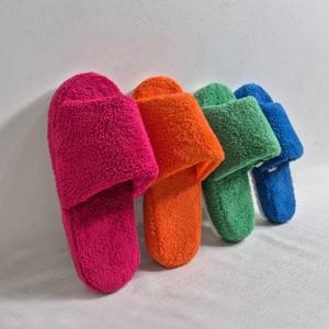 포근한 워셔블 층간소음 키높이 슬리퍼 사무실 홈 사계절 실내화 타올 룸슈즈 4color