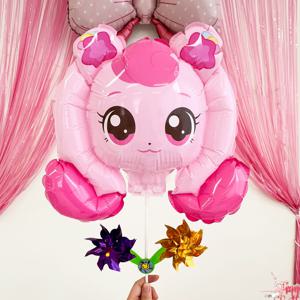 NEW 슈팅스타 티니핑풍선 하츄핑 생일파티용품 생일상 바람개비풍선 나들이 생일파티 공주파티