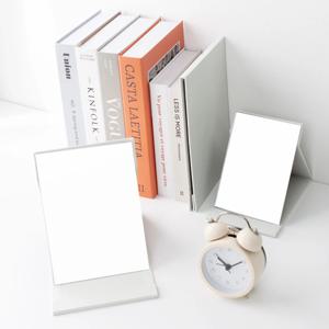 접이식 탁상거울 3size 화장대 사무실 책상 접는 수납형 거울 대형 미니 휴대용