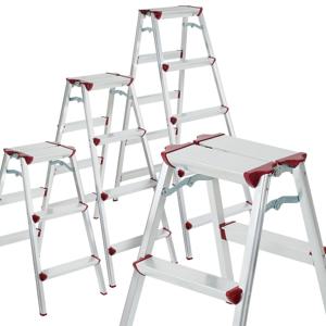 국산 스텝 사다리 2단 기본 광폭형 C-SD2 알루미늄 접이식 가정용 다용도 계단식 우마