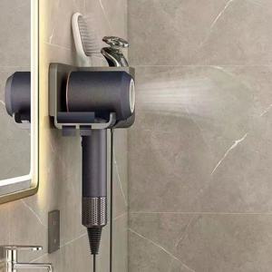 드라이기 거치대 무타공 접착식 드라이기걸이 고데이 정리함 수납 드라이어 홀더