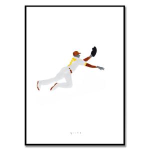Catch 2, 수하 작가 야구 일러스트 그림 액자