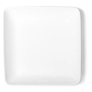 러브앤아트 본차이나 정사각접시 화이트 도자기 식기 7630