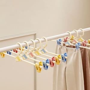 [해외] 모던 심플 구름 바지걸이 논슬립 치마걸이 집게 옷걸이 10P 3colors