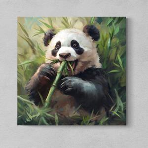 대나무 판다 그림 캔버스액자 팬더 바오 동물 아이방 베이비룸 키즈카페 인테리어 액자