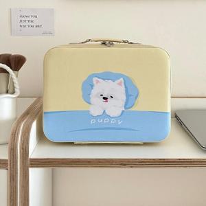 러블리 화장품 거울 파우치 박스 메이크업박스