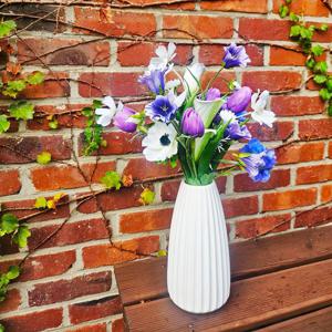 웨딩플라워 바이올렛 카라부케 조화꽃다발 set