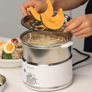 스텐 2단 계란 찜기 에그쿠커 달걀삶는 기계  GTKES-1000