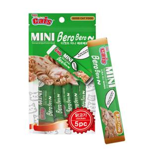 더캣츠 고양이츄르 미니베로베로 닭고기 간식 5p
