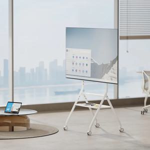 NID-02 대형 TV 전자칠판 사이니지 86인치(218cm) 거치대 이동형 스탠드