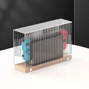 닌텐도 스위치 거치대 원목아크릴장 정리 스탠드