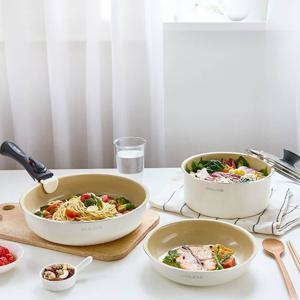 시그니쳐 IH 세라믹 매직핸즈5P(편수+멀티팬+유리뚜껑+탈착식핸들)