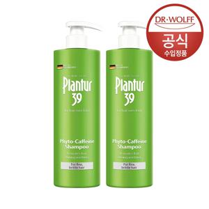 파이토 카페인 샴푸 (가는모발용) 500ml 대용량 2개입
