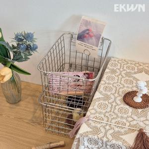올스텐수납바구니 다용도 수납 사각 철제바구니 와이어바스켓 펜트리주방 소품 정리함