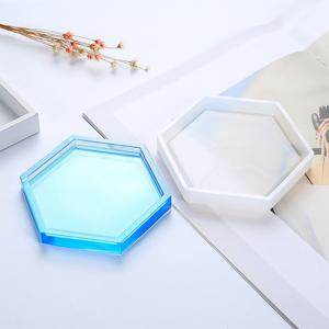 쉐이커몰드 레진공예 레진아트 컵 받침대 육각형 실리콘 몰드 DIY 티코스터