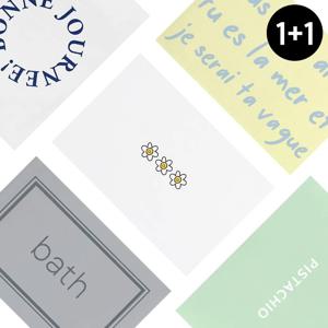 1+1 반전매력 빨아쓰는 욕실 규조토 발매트 총2개