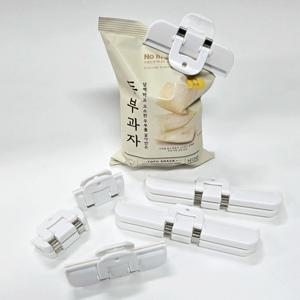 밀봉 집게 3P 봉지 클립 밀폐 뚜껑 마개 과자 봉투 밀봉캡