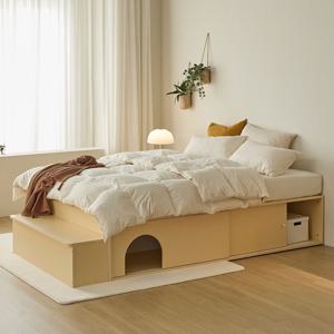 숨숨 A타입 E0등급 슬라이딩 벙커 빅수납 침대프레임 킹(K) 3colors