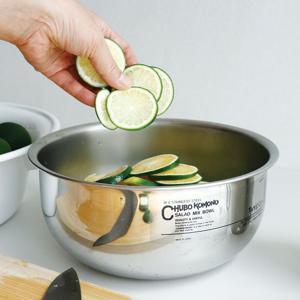 아이자와공방 스테인레스 샐러드 믹싱볼 24cm
