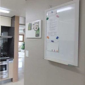 자석형 메모보드 미니칠판 주방 메모 화이트보드 인테리어 30-40cm 화이트몰딩 하얀칠판