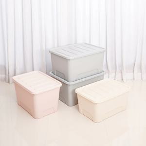 1+1+1 국내생산 마카롱 리빙박스 수납정리함 5size 3colors