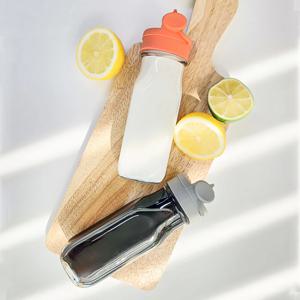 미르 헥사 온오프 사각 보틀 유리병 240ml / 300ml  2P 오일병 소스병 소분용기