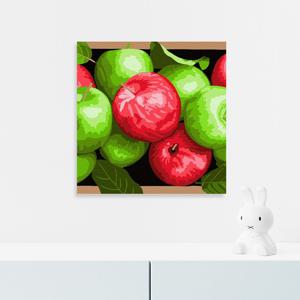 명화그리기 행운의 사과 20X20 캔버스페인팅 DIY 유화그림 집콕 취미