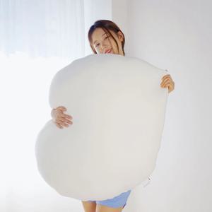 찹쌀떡 모찌 쿠션 안고자는 베개 대형 바디필로우